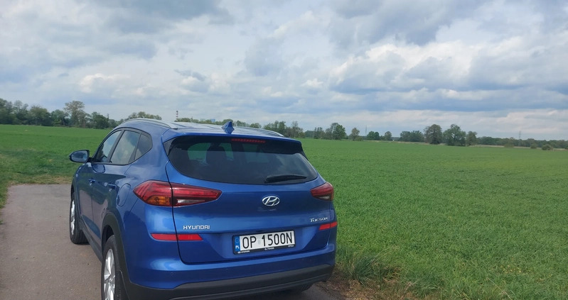 Hyundai Tucson cena 86500 przebieg: 71000, rok produkcji 2019 z Trzebnica małe 37